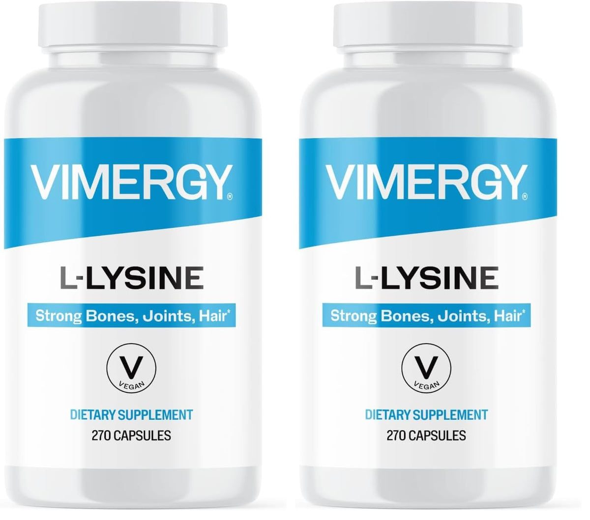 Vimergy L-Lysine Supplement – Vegan, Non-GMO, Gluten-Free