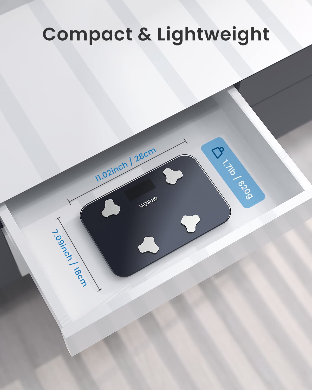 RENPHO Elis Go Travel Smart Scale

