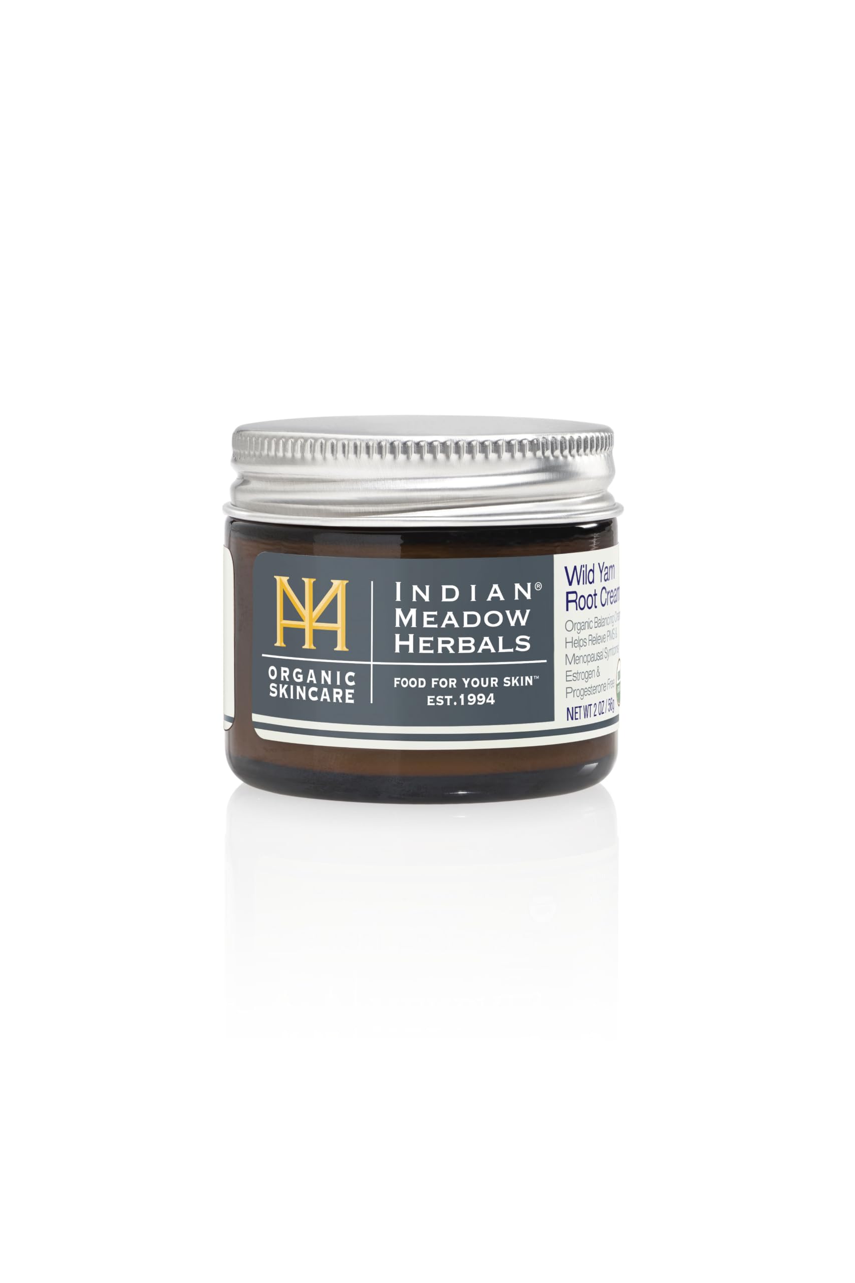 Wild Yam Root Cream by Indian Meadow – Organic PMS Relief

