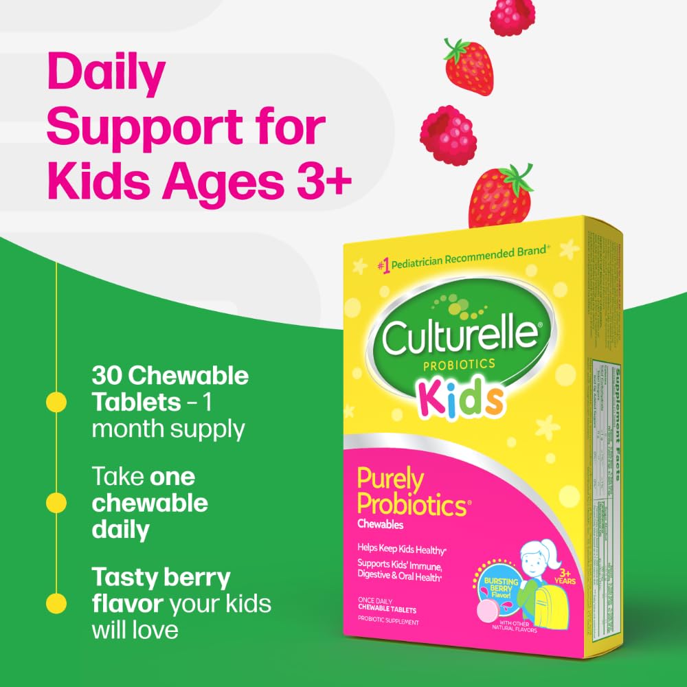 Culturelle Kids Probiotic Chewables Ages 3+ | Immune

