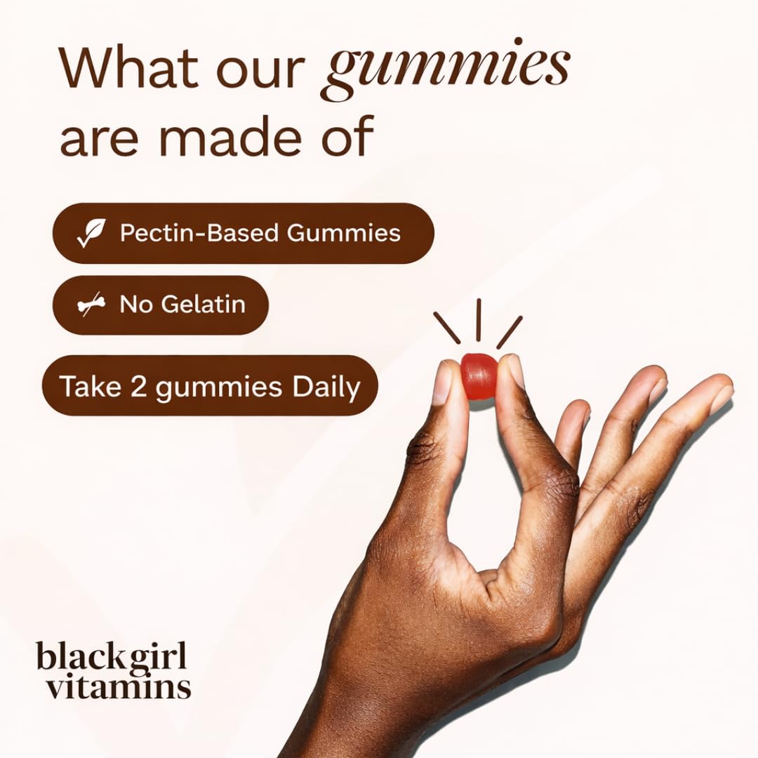 Black Girl Vitamins Women’s Multivitamin Gummies Immunity

