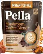 Pella Nutrition Mushroom Coffee with Superfood Mushrooms – Instant


