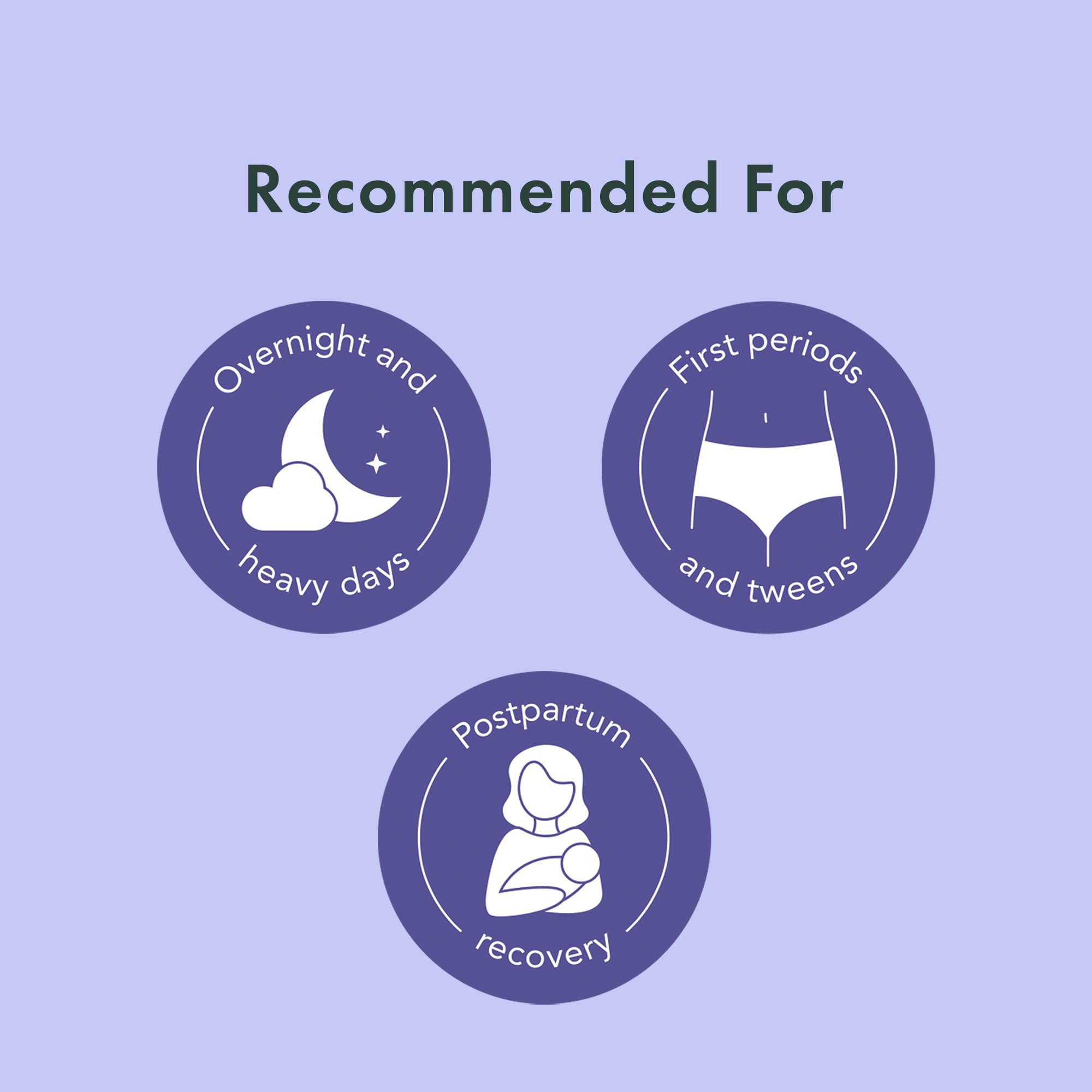 Rael Disposable Underwear for Women - Organic Cotton Cover

