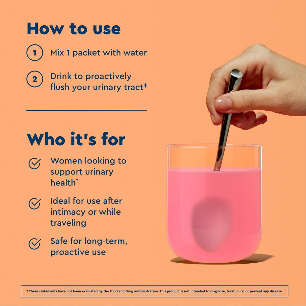 Uqora Flush Urinary Tract Drink Mix - Gluten Free

