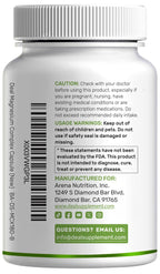 Magnesium Complex 500mg Chelated Supplement

