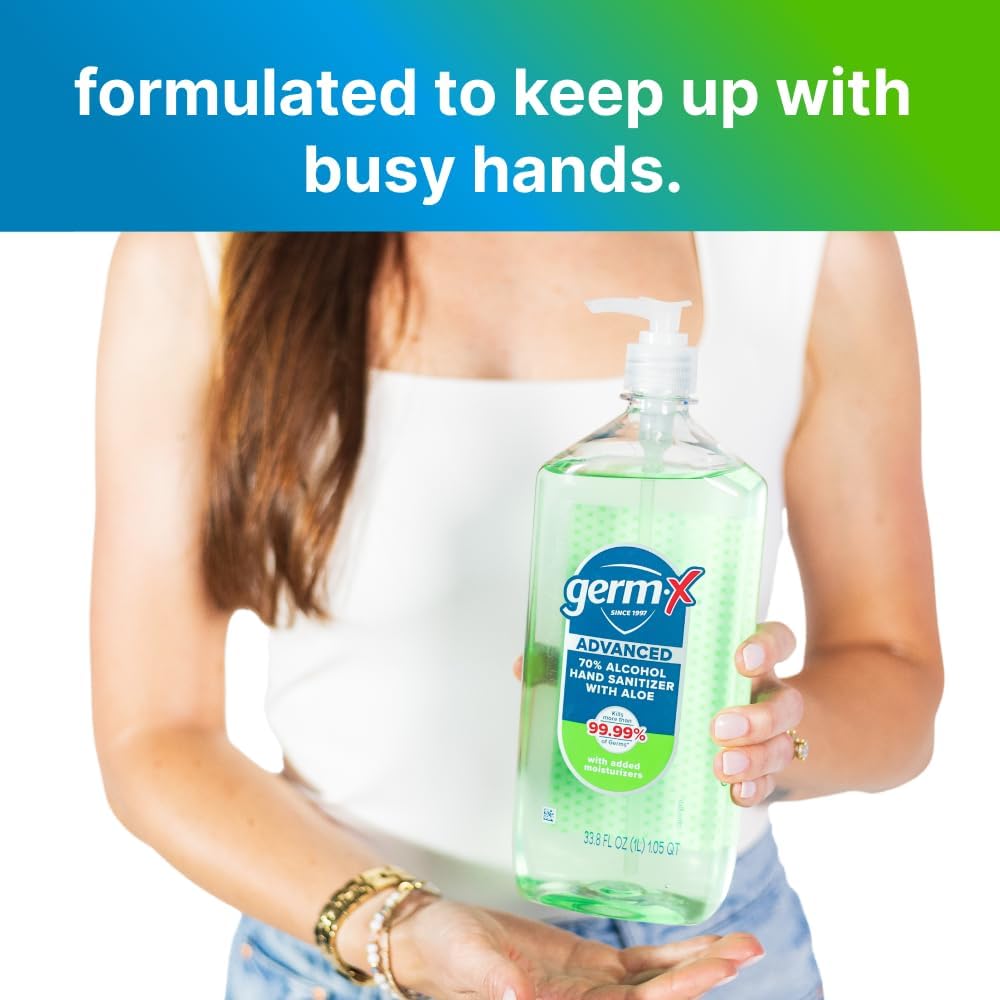 Germ-X Advanced Hand Sanitizer with Aloe & Vitamin E - Gel

