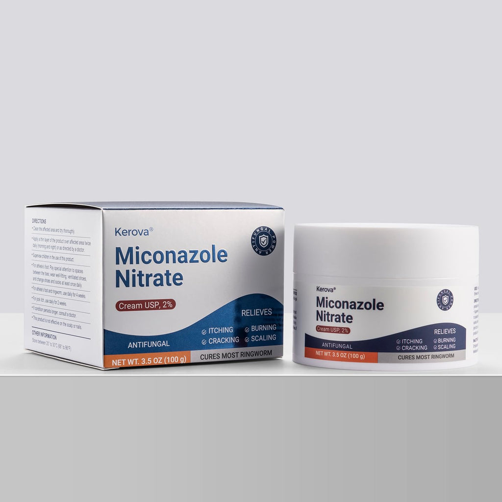 Antifungal Cream Kerova 2% Miconazole for Jock Itch


