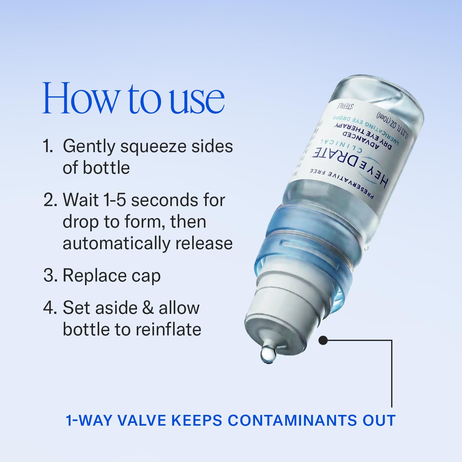 Heyedrate Clinical Preservative Free Eye Drops | Hydration

