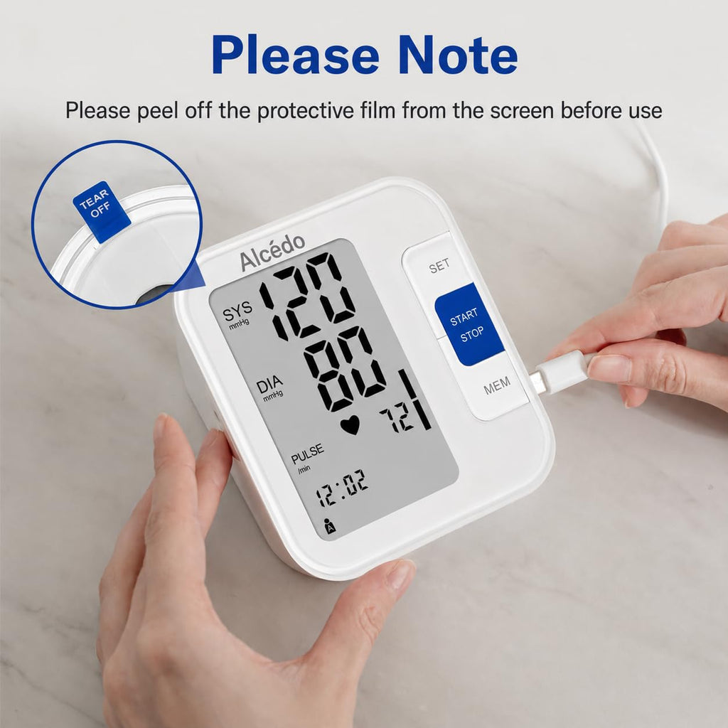 Alcedo Blood Pressure Monitor for Home Use | LCD Display

