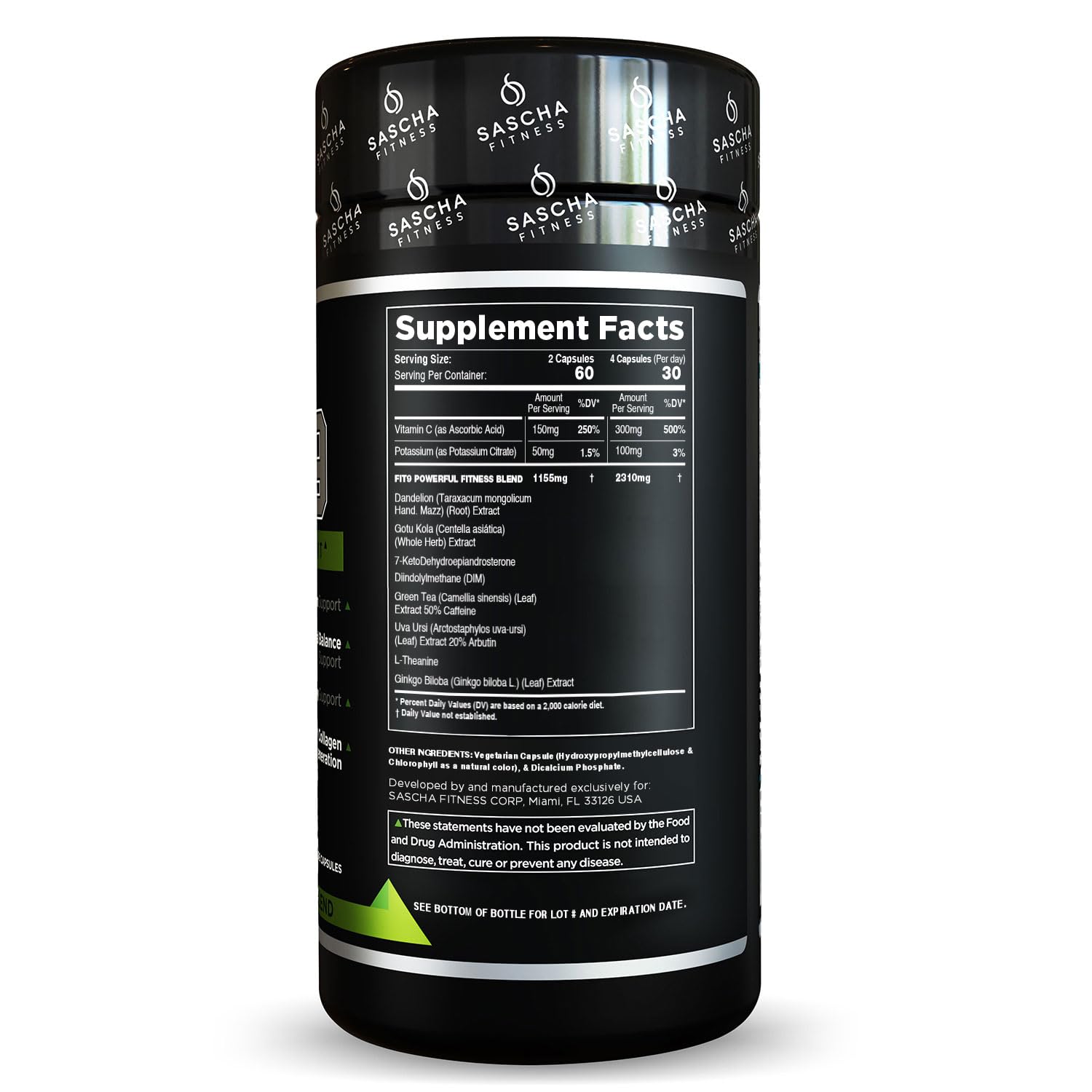Sascha Fitness Fat Loss Pills | Collagen Support


