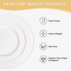 AOZITA Premium Heavy Duty Disposable Plates | Party & Events

