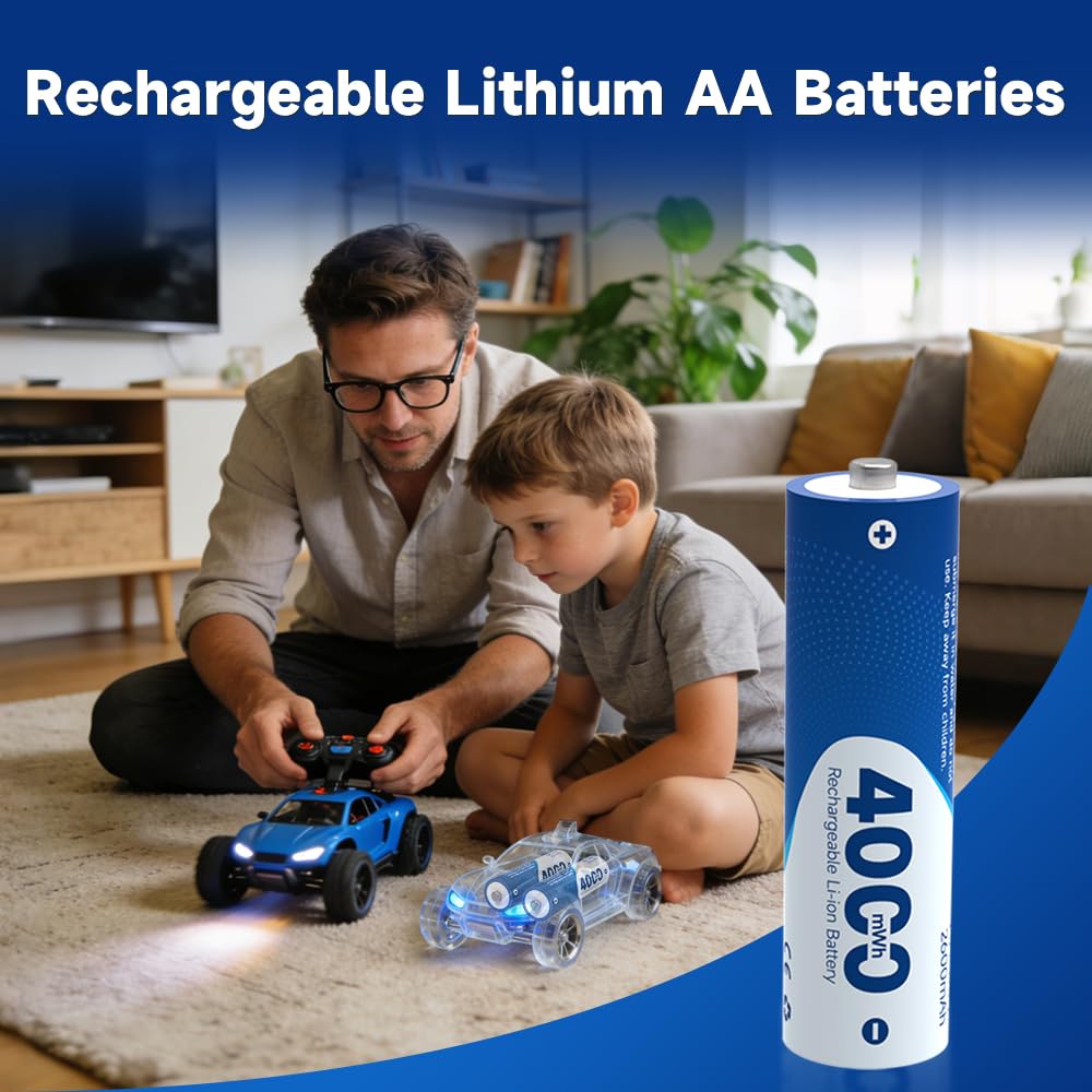 Carry Any Rechargeable Lithium Batteries with Smart USB-C Charger

