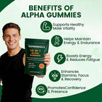 SupremeMale Alpha Gummies for Men | Energy & Vitality

