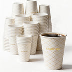 MOUMOULIFE Disposable Paper Cups – Leak-Proof & Recyclable