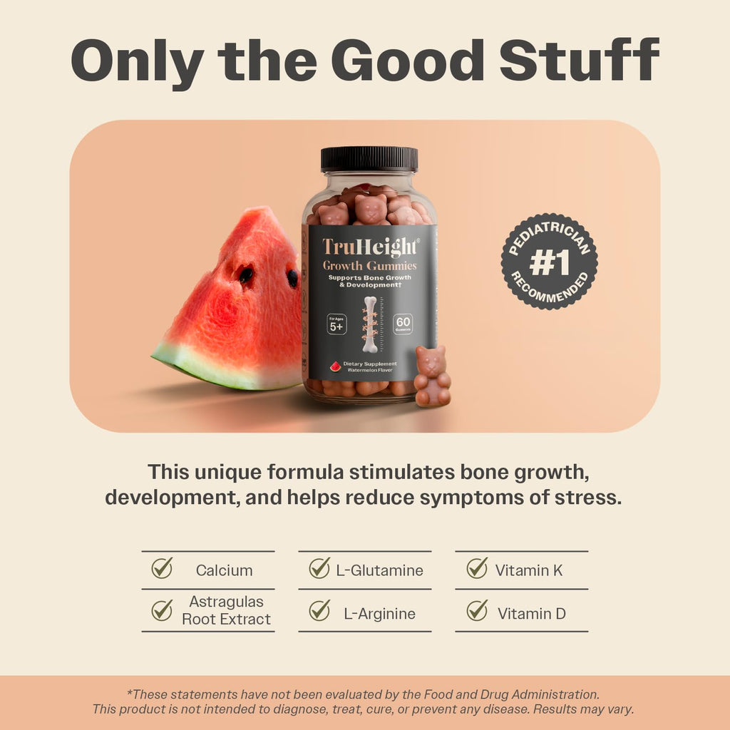 TruHeight Growth Gummies for Kids & Teens

