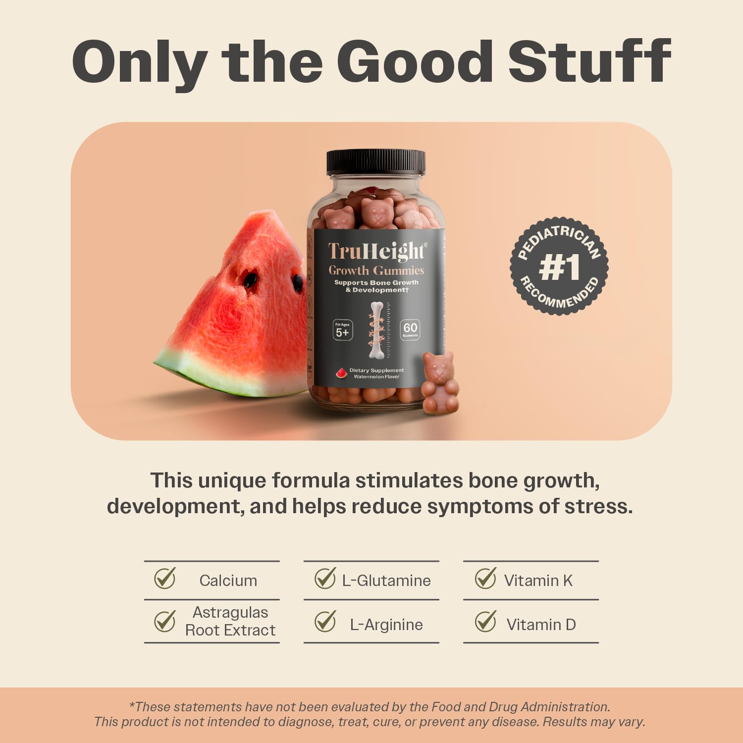TruHeight Growth Gummies for Kids & Teens

