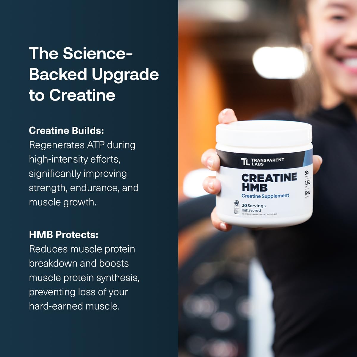Creatine HMB by Transparent Labs - Enhanced Strength

