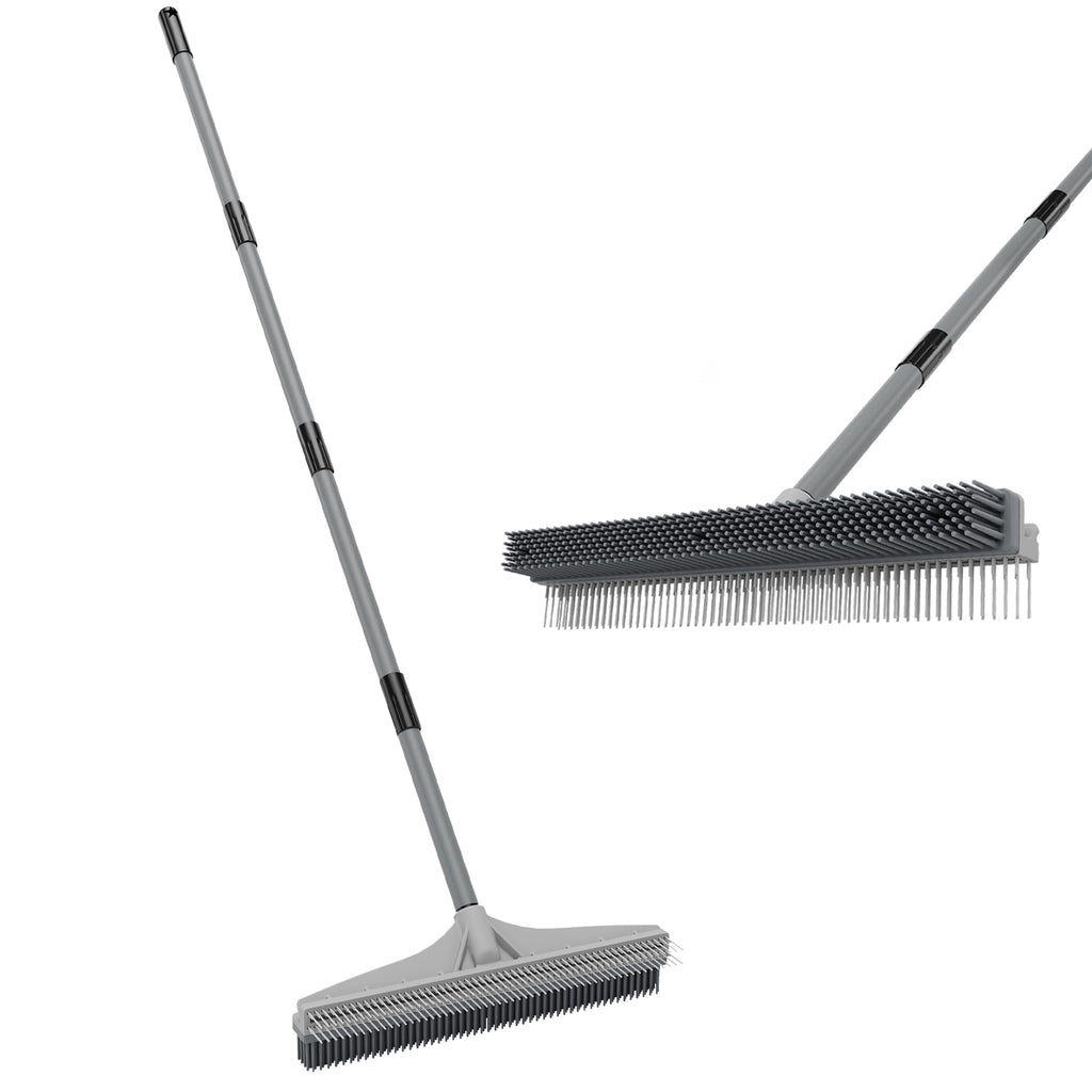 Walensee 2-in-1 Carpet Rake for Pet Hair Nylon & Rubber

