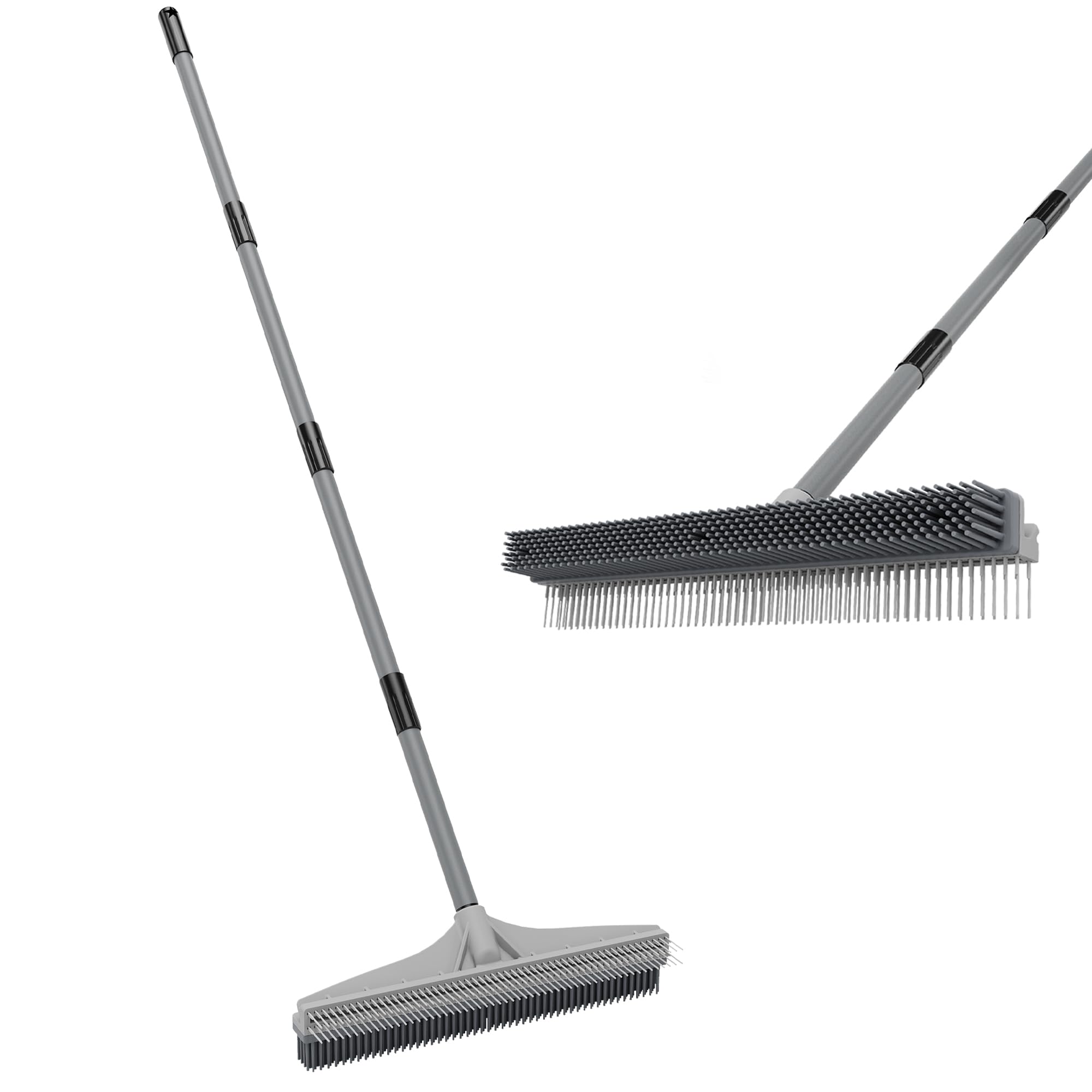 Walensee 2-in-1 Carpet Rake for Pet Hair Nylon & Rubber

