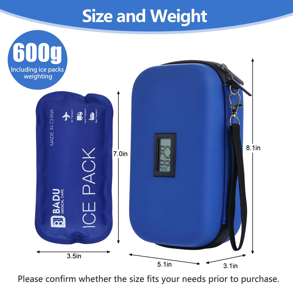 Insulin Cooler Travel Case with Temperature Display

