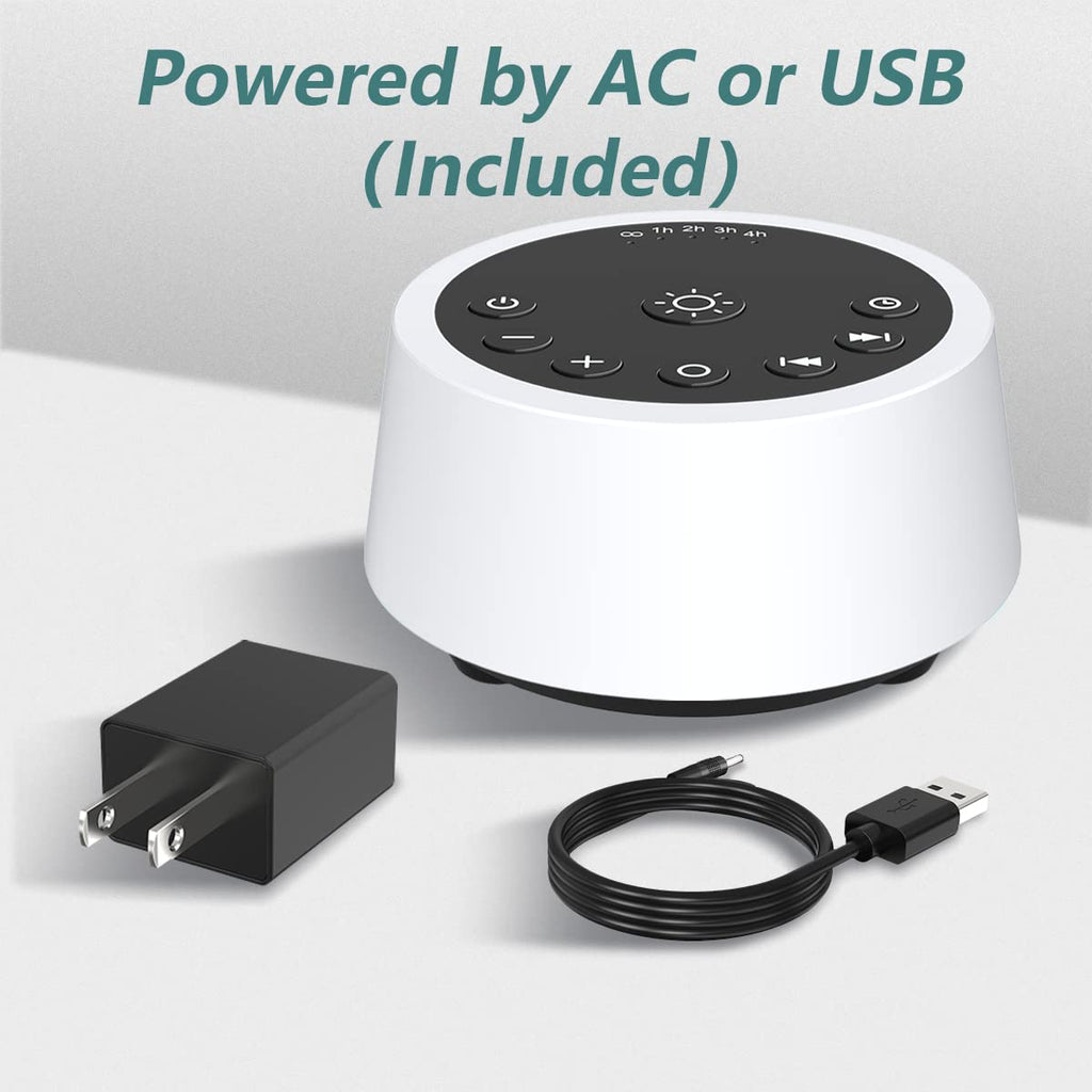 Sleep Sound Machine 25 Sounds Night Light

