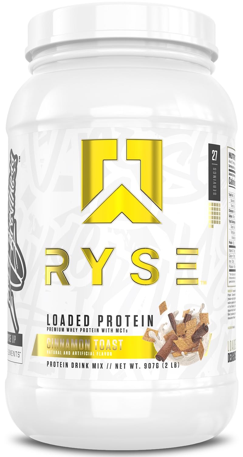 RYSE Loaded Protein Powder with Whey Isolate & Concentrate