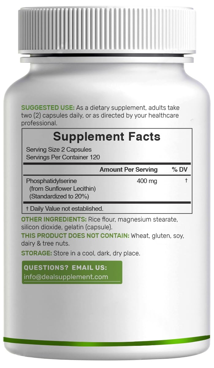 Phosphatidylserine Supplement - Sunflower Lecithin

