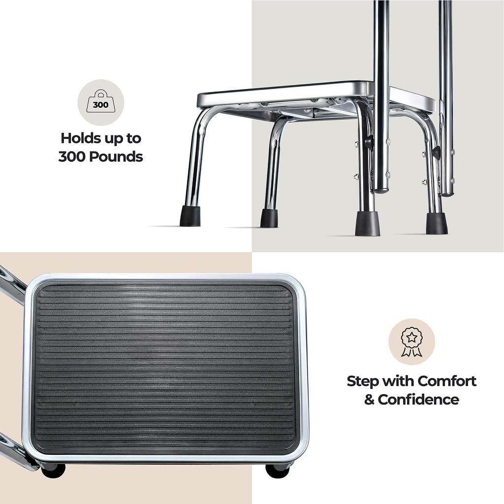 Step Stool with Handle for Home Use

