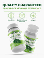Pura Vida Moringa Capsules — Pure Leaf Powder


