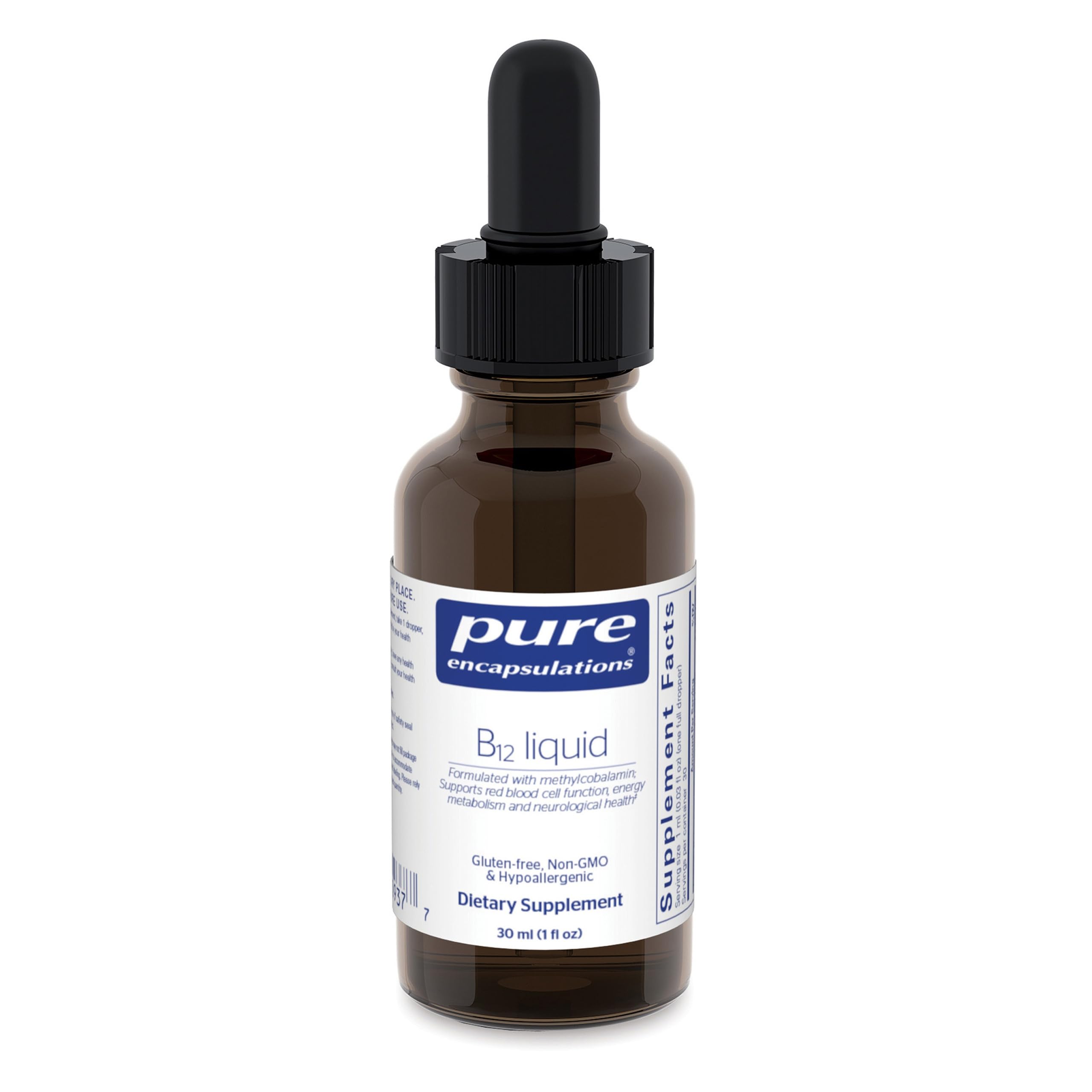 Pure Encapsulations B12 Liquid Vitamin B12 Supplement

