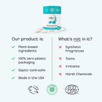AspenClean Un scented Dishwasher Pods | Plant-Based Detergent

