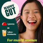 BoochBod Probiotic Kombucha Gummies for Gut Health

