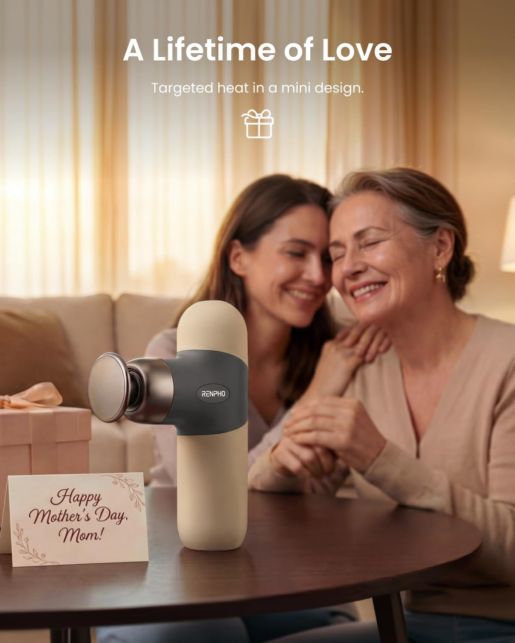RENPHO Mini Thermal Massage Gun with Heat | Massager

