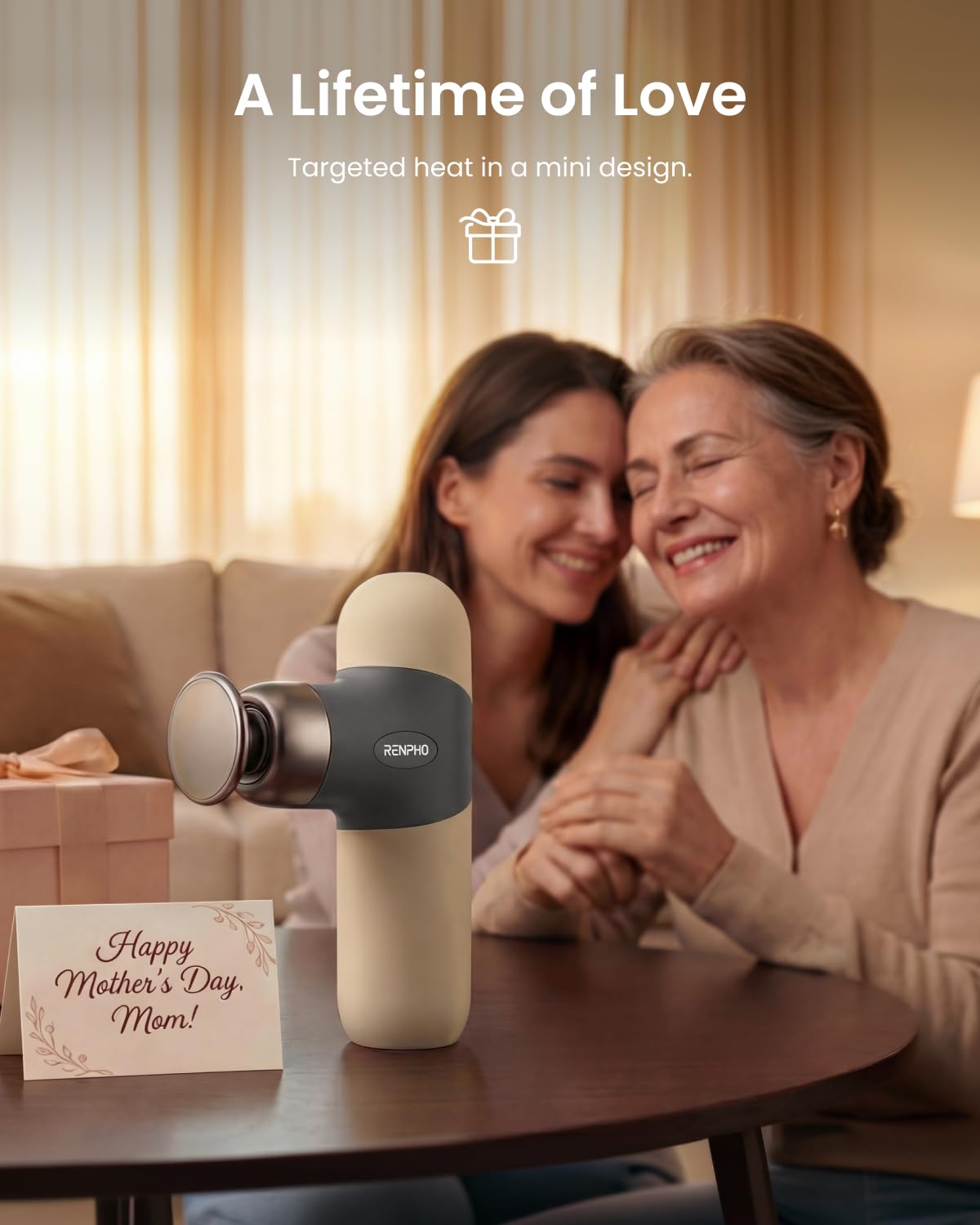 RENPHO Mini Thermal Massage Gun with Heat | Massager

