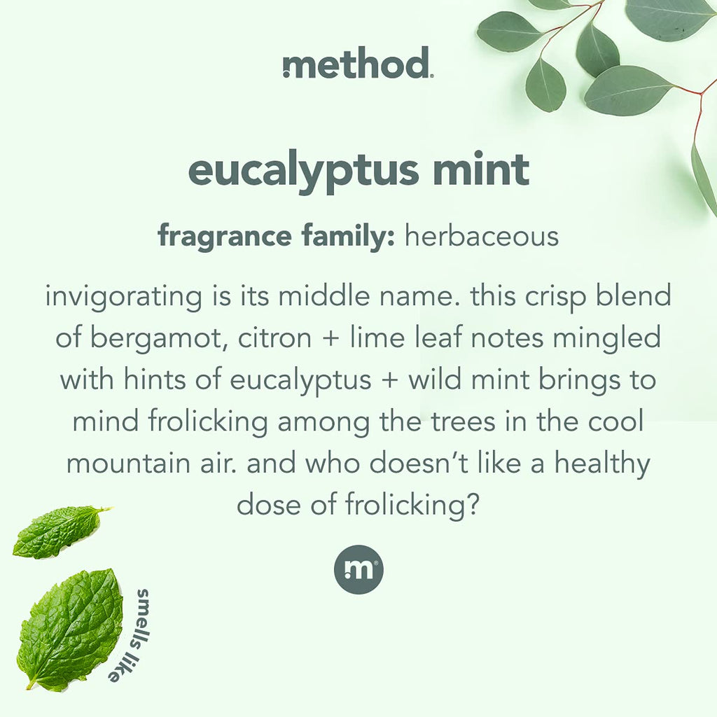 Method Daily Shower Cleaner Spray Eucalyptus Mint

