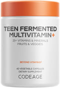 Codeage Teen Multivitamin Organic Whole Food Formula
