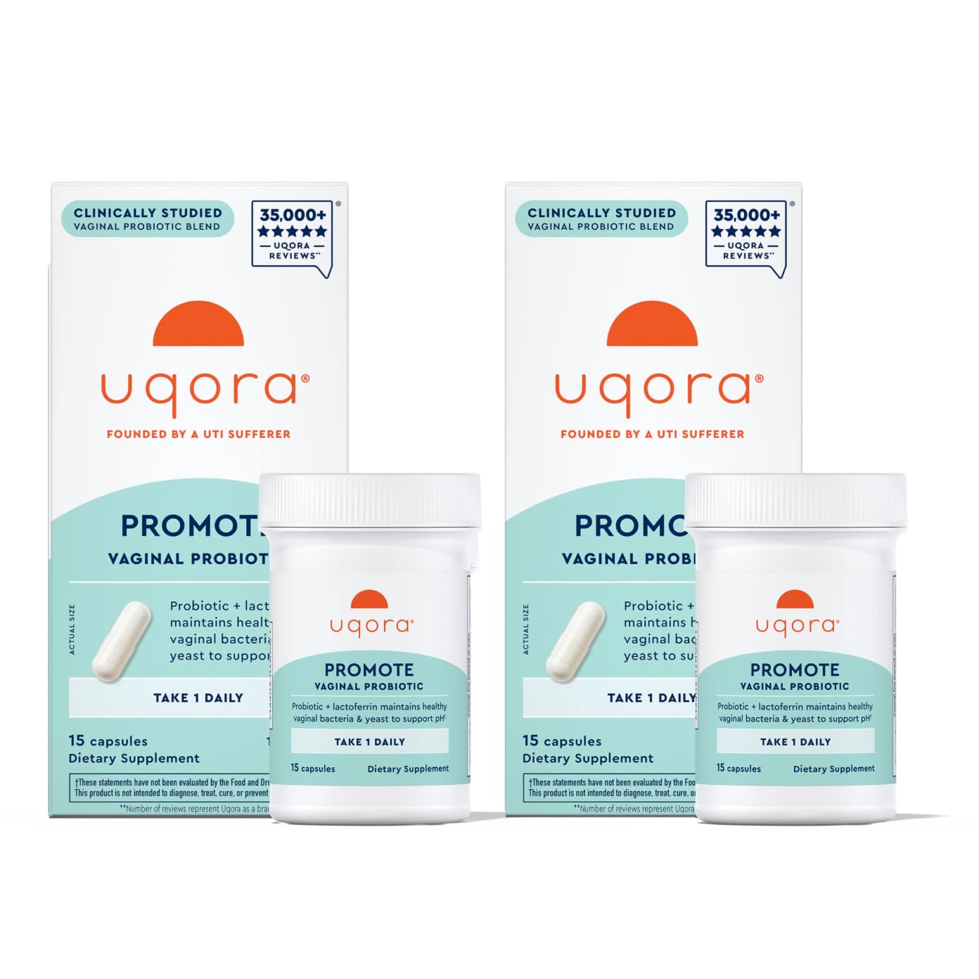 Uqora Promote Vaginal Health Probiotic for Women