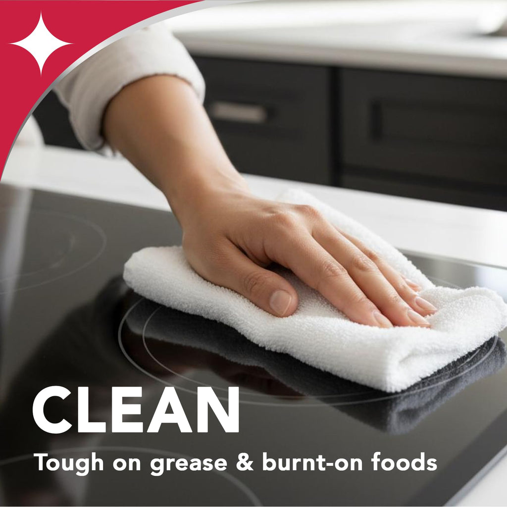 Weiman Cooktop Cleaning Spray with Microfiber Cloth

