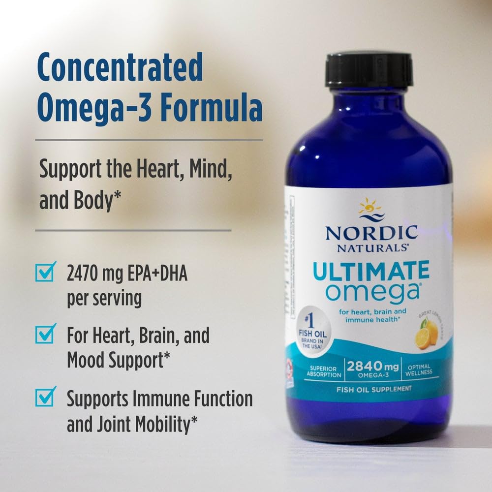 Nordic Naturals Ultimate Omega Liquid Fish Oil - Omega-3 EPA

