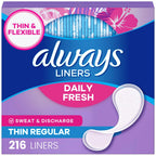 Always Daily Fresh Thin Panty Liners for Light Protection