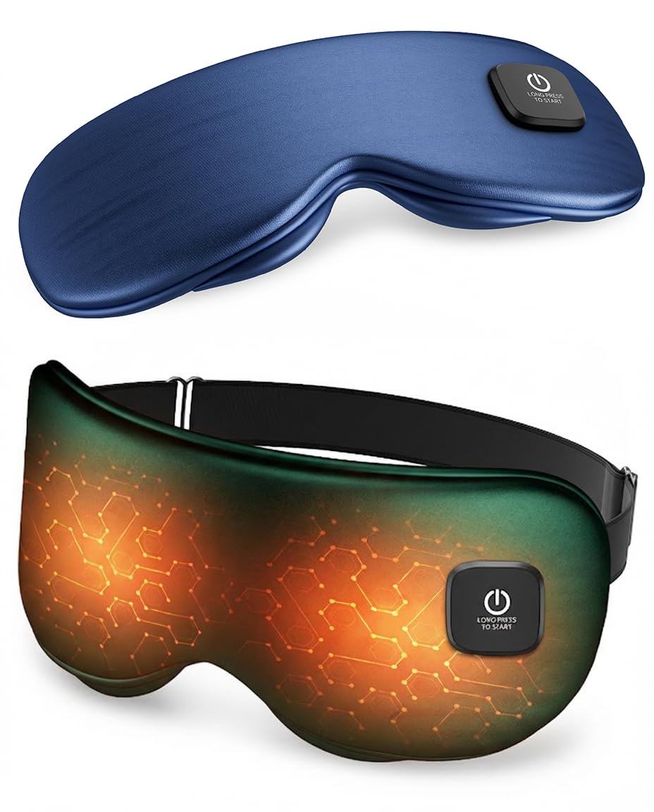 Heated Cordless Eye Mask for Dry Eyes - Travel Ready