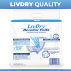 LivDry Incontinence Booster Pads for Adults | Disposable

