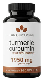 Luma Turmeric Curcumin with BioPerine 95% Curcuminoids

