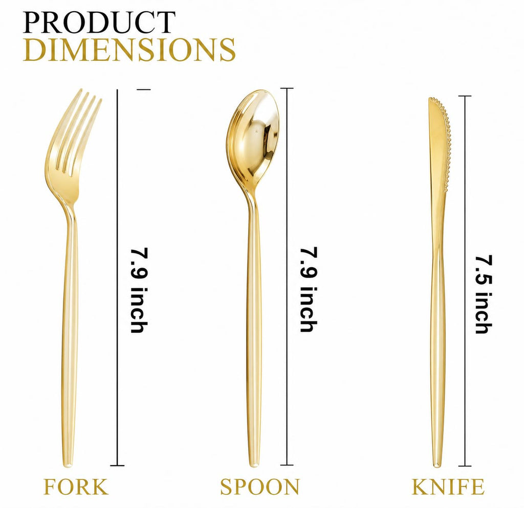 SUT Heavy Duty Disposable Flatware Set | Party Tableware

