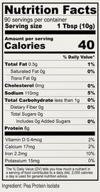 Anthony's Pea Protein Isolate - Unflavored & Plant Based

