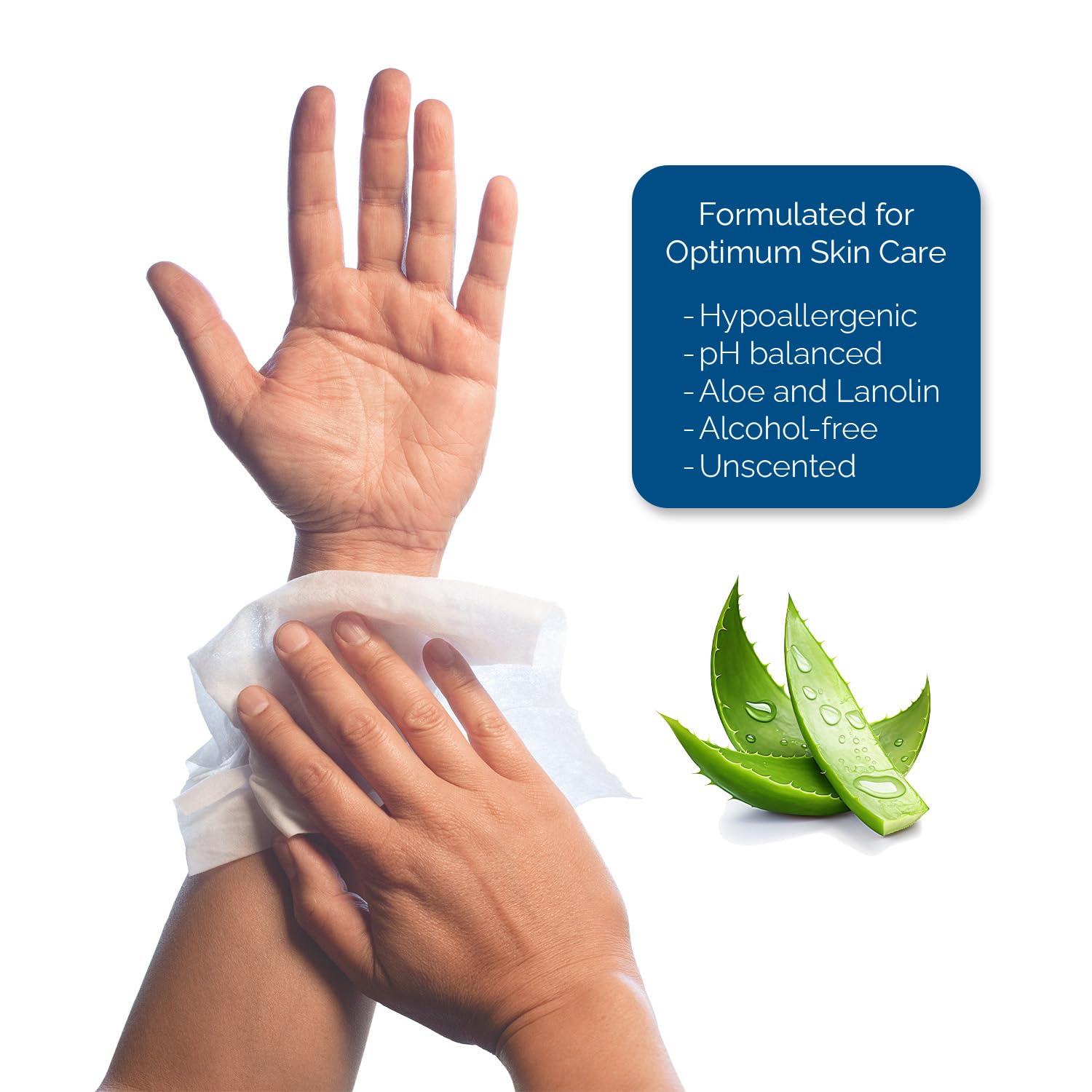 TenderProtect Premium Adult Wipes – Aloe & Lanolin

