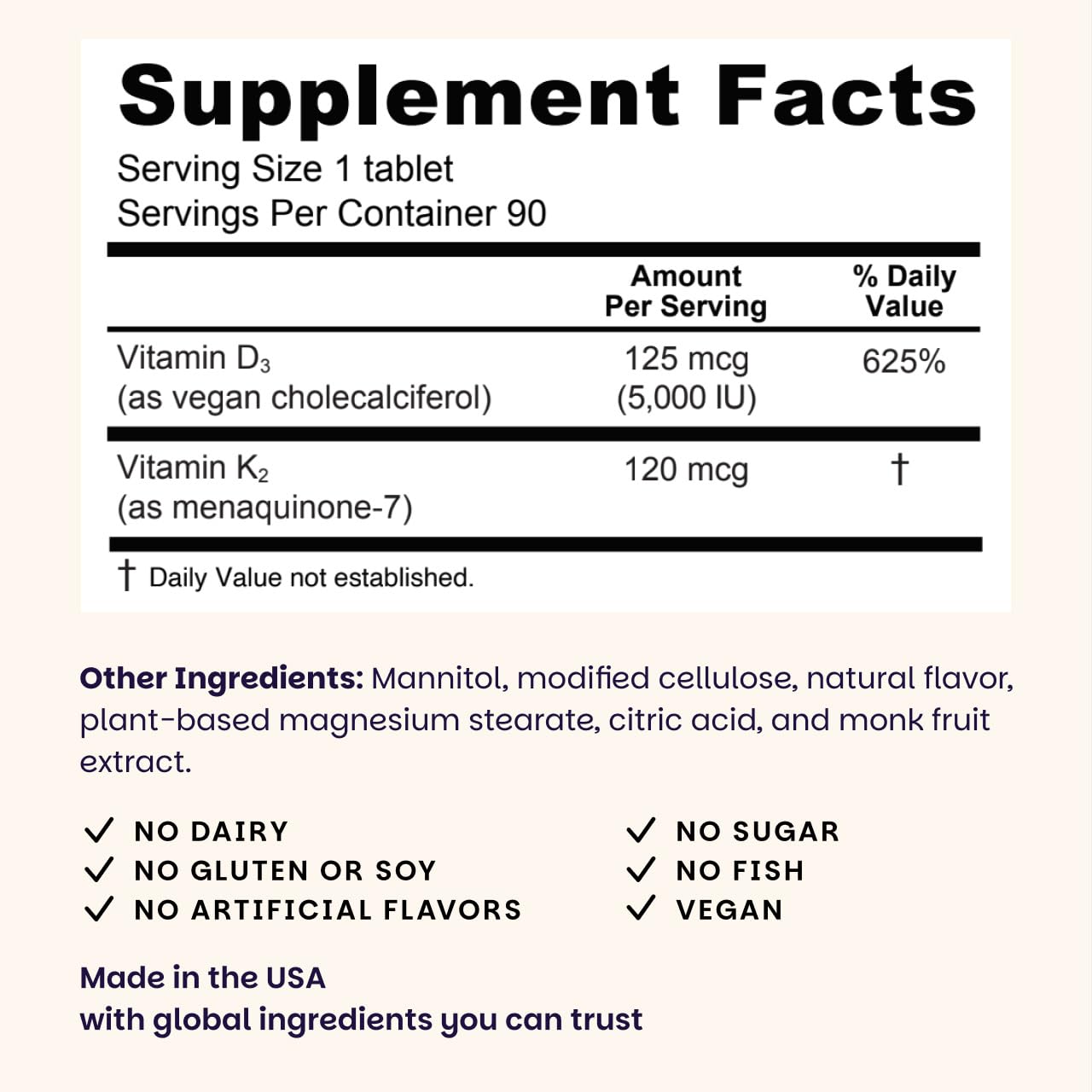 Dissolvable Vitamin Complex by EZ Melts - Vegan & Non-GMO

