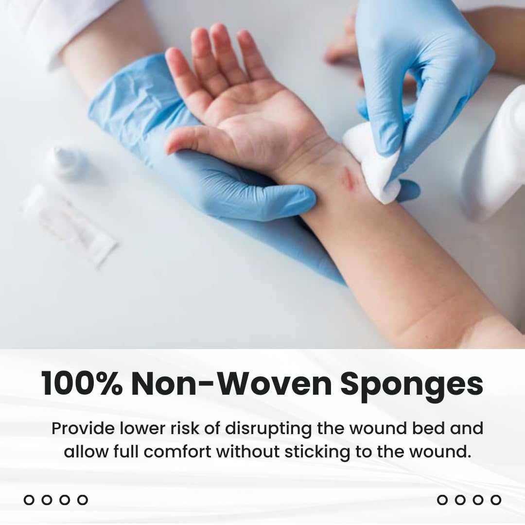 Dealmed Non-Woven Gauze Sponges – Absorbent Wound Care

