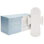 LOLA Cotton Pads with Wings - Organic Hypoallergenic
