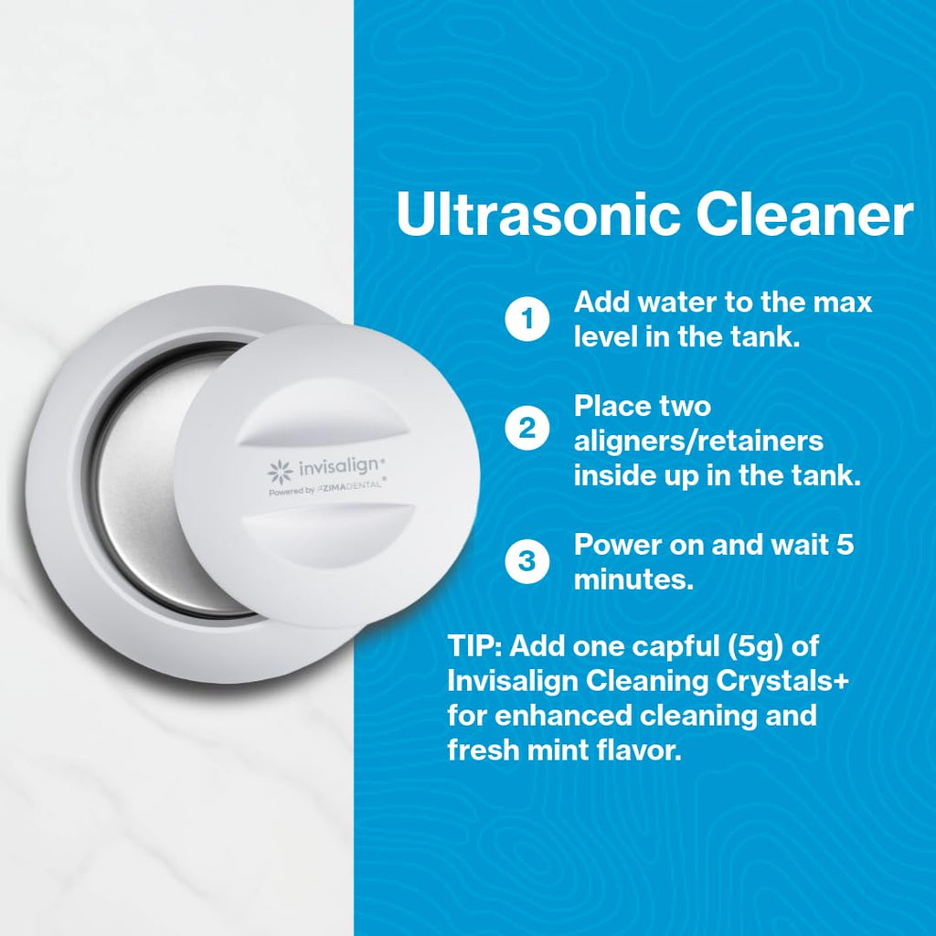 Invisalign Ultrasonic Cleaner for Aligners | Zima Dental

